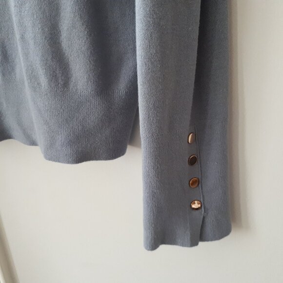 Philosophy Ladies Soft Sweater Large Misty Blue New - Picture 5 of 5